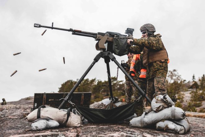 POTD: U.S. Marines with the 12.7×108mm NSV Machine Gun