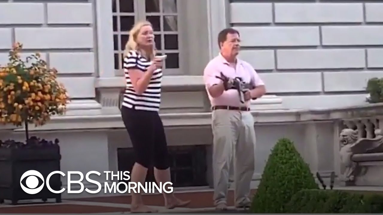 St. Louis couple points guns at protesters near mayor's home