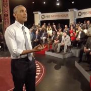 Why restrict 'good' gun owners, resident asks President Obama at town hall