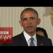 President Obama tears up during gun control speech - BBC News