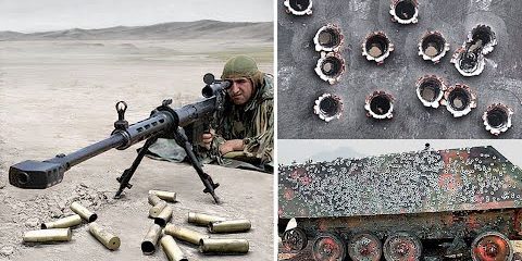 10 Most Powerful GUNS in the World in Action !