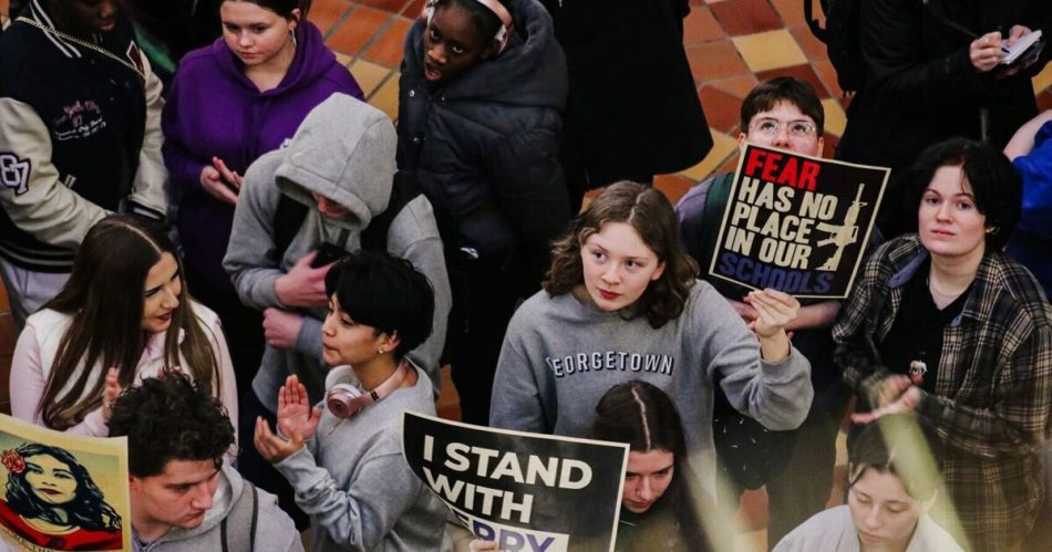 GOP lawmakers noncommittal to students' calls for gun control as Iowa's legislative session opens
