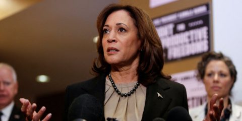 Kamala Harris visits Parkland shooting site, to push new gun laws