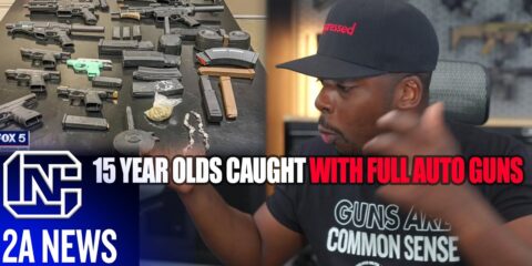 15 Year Olds Caught With Full Auto Guns Proves Gun Control Won't Stop Criminals From Getting Guns