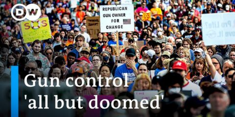 Thousands rally for gun control in US as mass shootings surge | DW News
