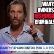 Matthew McConaughey Wants Gun Owners To Take Responsibility For Criminals Actions