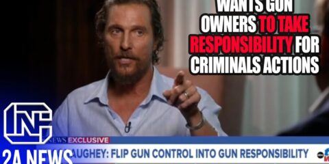 Matthew McConaughey Wants Gun Owners To Take Responsibility For Criminals Actions
